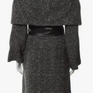 Badgley Mischka Black and Gray Women's Coat